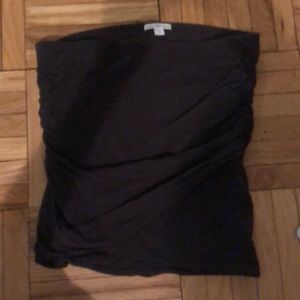 Dark gray tube top